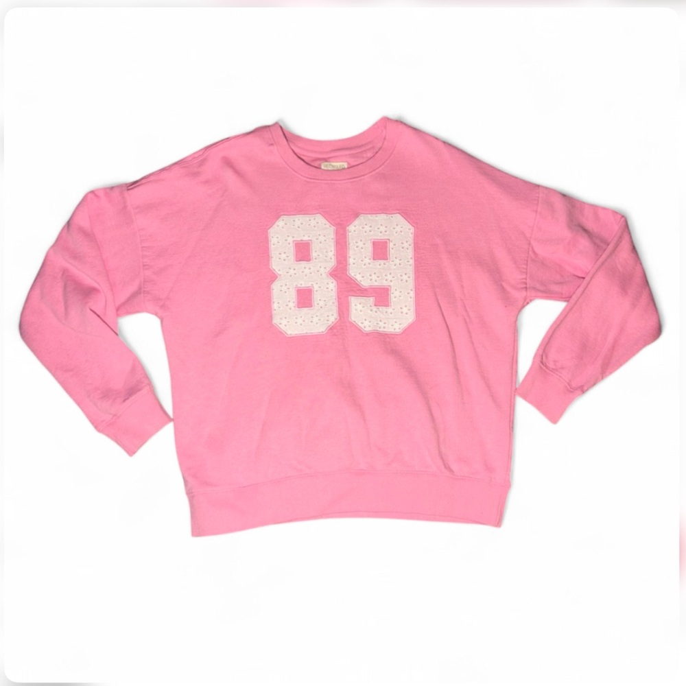 Pink Women's Sweater with '89' Design
